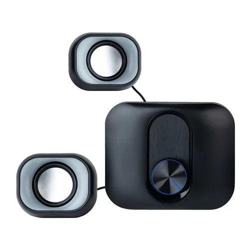 Set d'enceintes LOOK avec subwoofer et deux enceintes satellites