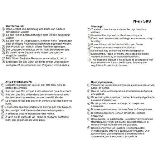 Set d'enceintes LOOK avec subwoofer et deux enceintes satellites