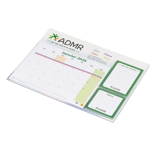 Set magnétique avec calendrier et blocs-notes