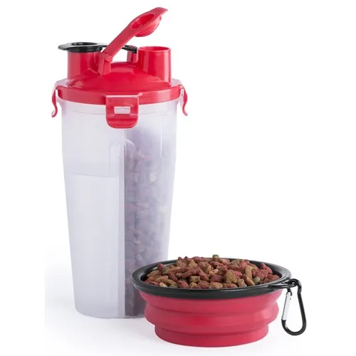 SET POT AVEC 2 COMPARTEMENTS (LIQUIDES/SOLIDES) + BOL PLÉGABLE