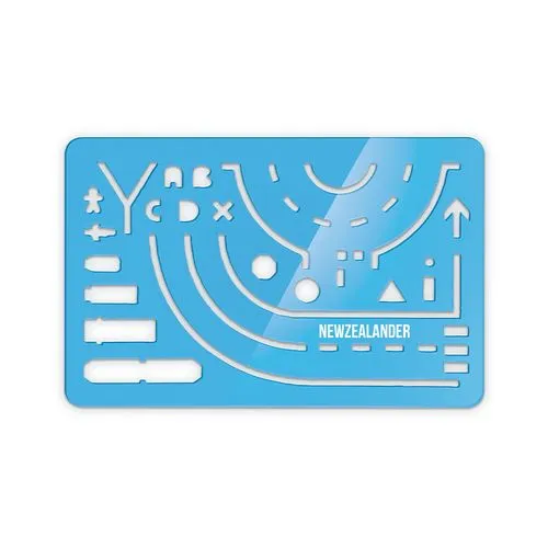 SET REGLE NORMOGRAPHE 125x80x1,5 mm - ASSISTANT DU CONSTAT AMIABLE