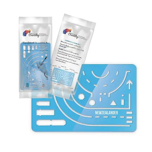 SET REGLE NORMOGRAPHE 125x80x1,5 mm - ASSISTANT DU CONSTAT AMIABLE