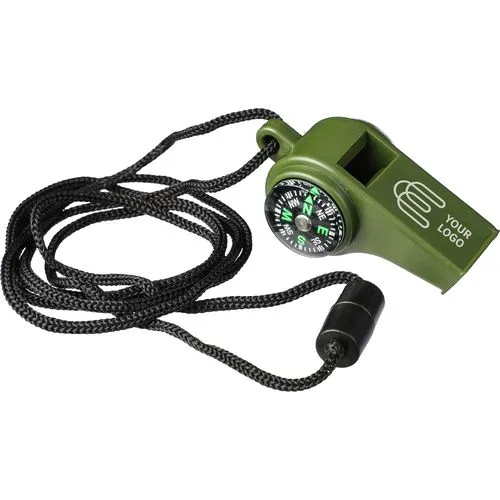 Sifflet avec boussole et thermomètre en PP Damon