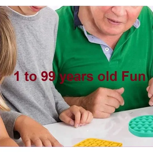 Silicone Sensory Fidget Bubble Pop carré