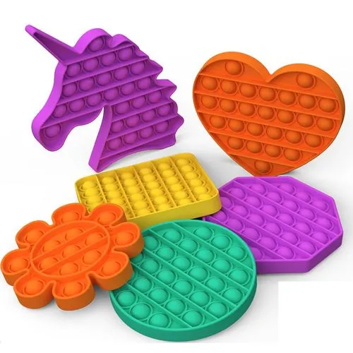 Silicone Sensory Fidget Bubble Pop façons spéciales