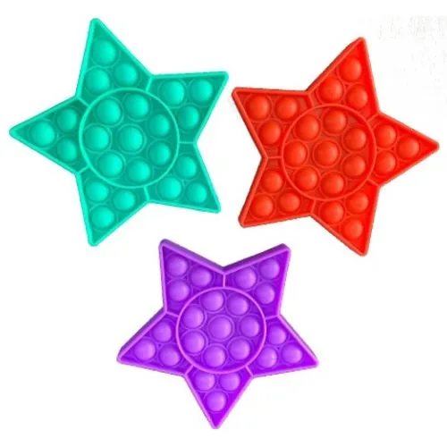 Silicone Sensory Fidget Bubble Pop standard shapes