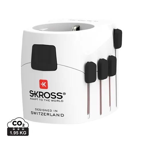 SKROSS Adaptateur de Voyage universel 3-Pôles Pro