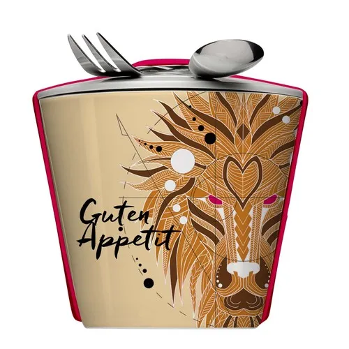 Snack2Go, forme 339 - 6C HL- Décor plein et couverts