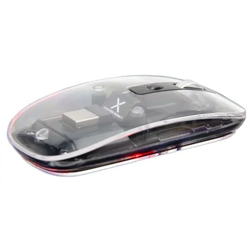 souris sans fil transparente