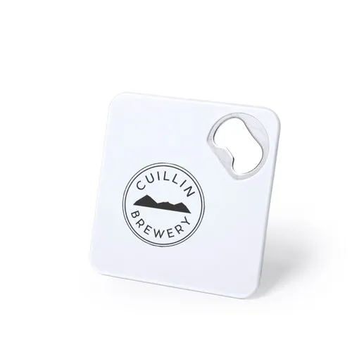 Sous-verre avec décapsuleur