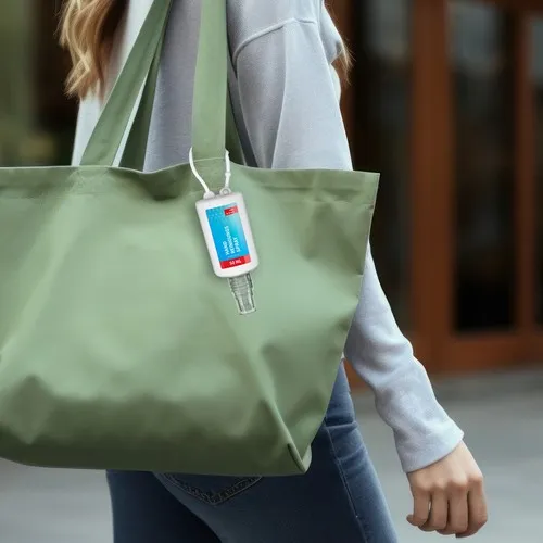 Spray de nettoyage des mains, Bumper de 50 ml, white, Body Label  (R-PET)