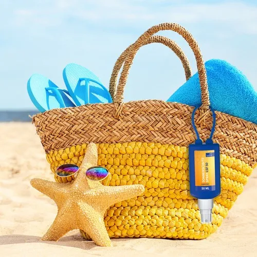 Spray Solaire SPF 50, Bumper 50 ml, bleu, Body Label