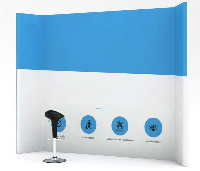 Stand parapluie personnalisé pour salons et événements