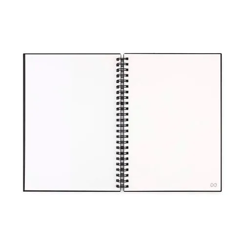 STARTER KIT INFINITEBOOK A5. Le set comprend un "Infinitebook", un kit de nettoyage, un marqueur et un porte-marqueur