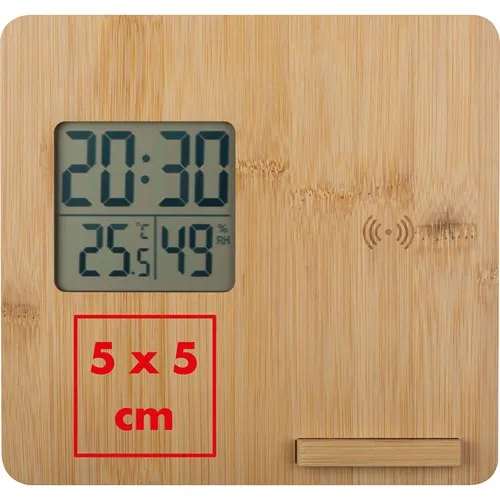 Station météo en bambou BRUNO