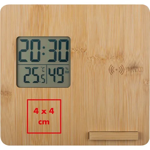 Station météo en bambou BRUNO