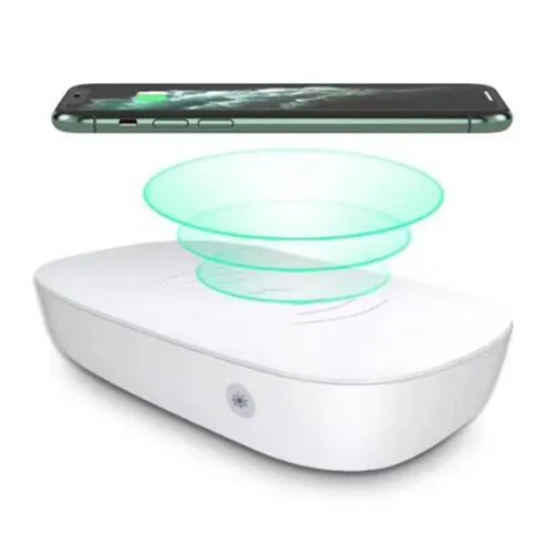 Stérilisateur à UV avec fonction de chargement à induction.