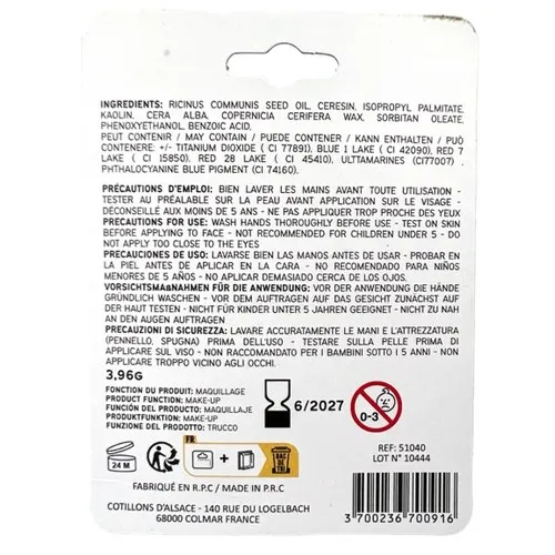 Stick maquillage Tricolore France FANZONE