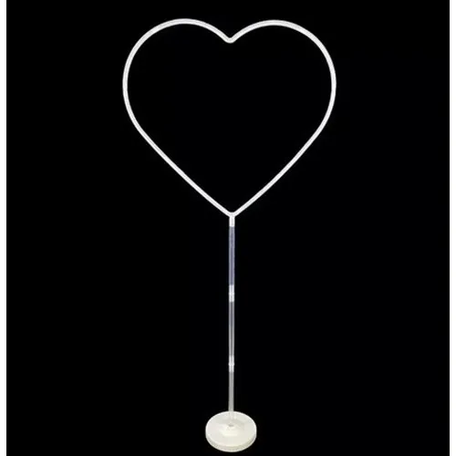 Support à ballons cœur H 150 cm avec lest water bag