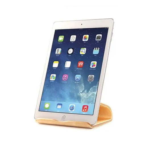 Support pour téléphone mobile et I Pad en bois