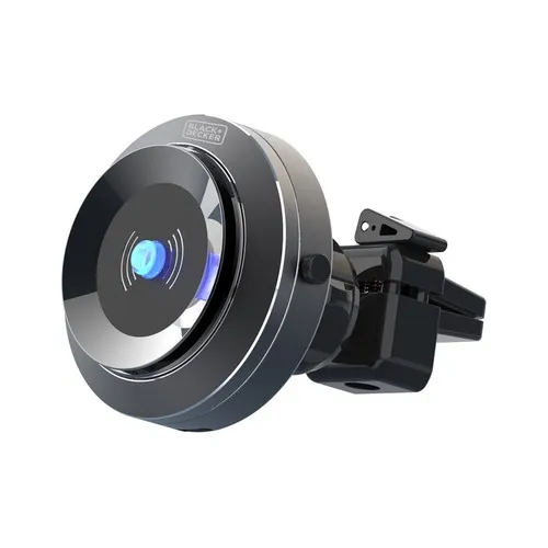 Support Téléphone avec Aspiration Automatique et Chargeur Sans Fil