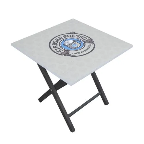 TABLE PUBLICITAIRE - 50 x 50 cm