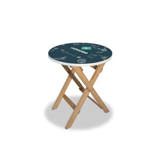 TABLE PUBLICITAIRE RONDE