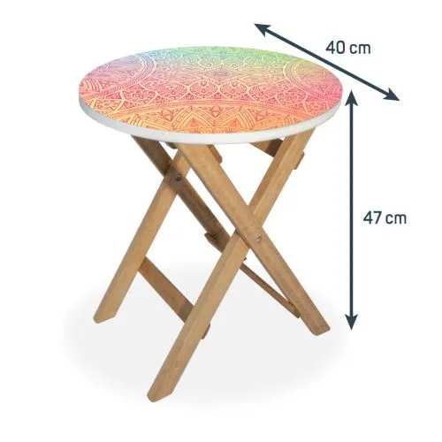 TABLE PUBLICITAIRE RONDE