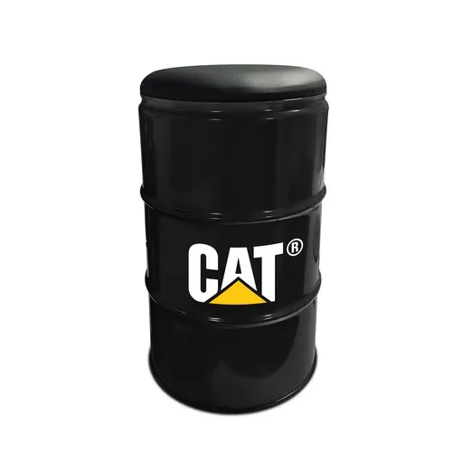 Tabouret Baril Noir avec couvercle