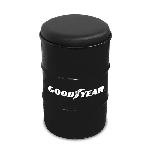 Tabouret Baril Noir scellé