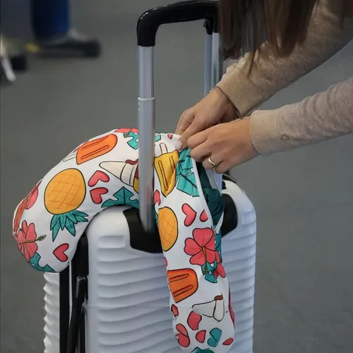 TAIE D'OREILLER DE VOYAGE PERSONNALISABLE