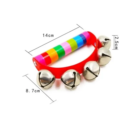 Tambourin à main (14 x 9 cm)