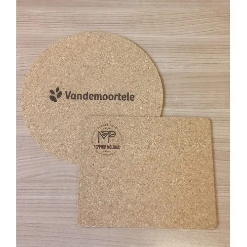 TAPIS DE SOURIS ECO EN LIÈGE  AVEC GRAVURE LASER