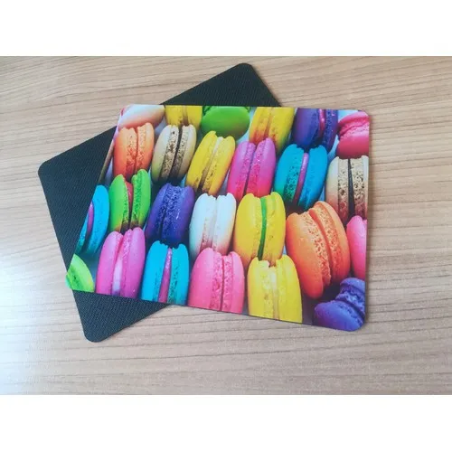 TAPIS DE SOURIS EN TISSU AVEC SUBLIMATION ET CAOUTCHOUC