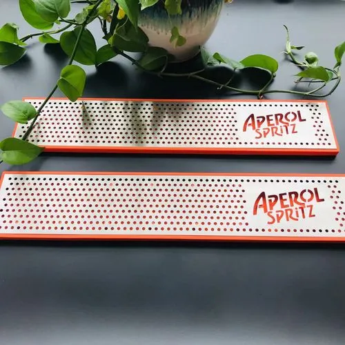 Tapis d'égouttage pour bar en acier inoxydable