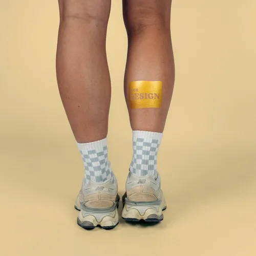 tatouage éphémère métallique - 100 x 75 mm