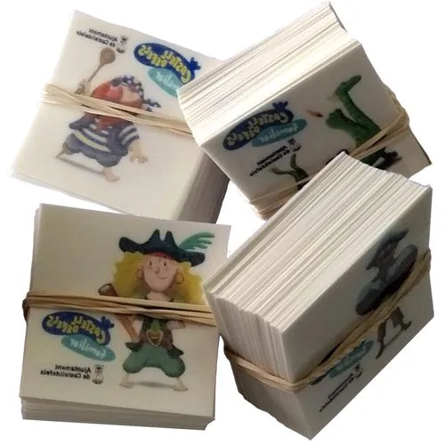 Tatouage temporaire promotionnel avec impression offset en couleur 40x40mm