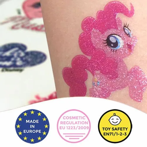 Tatouages pailletés - Tattoos avec effet glitter