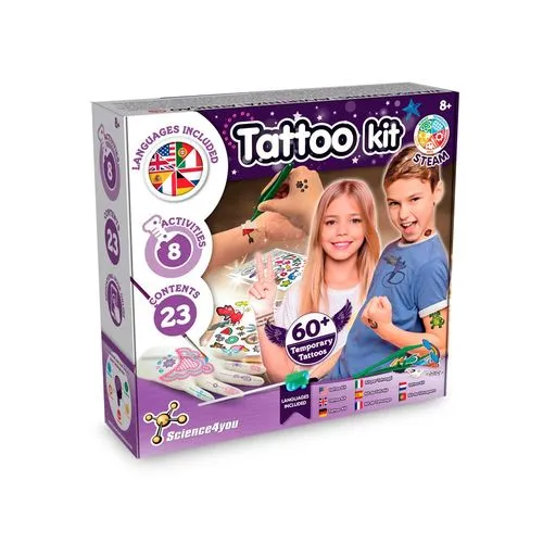 Tattoo Factory Kit I. Jeu éducatif pour enfants