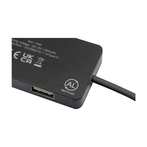 Tecco GRS Recycled Alu USB Hub