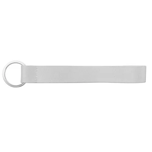 TELFORD. Lanyard courte en polyester pour sublimation avec anneau