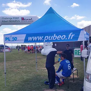 Vente de tente/barnurm/chapiteau comme stand.