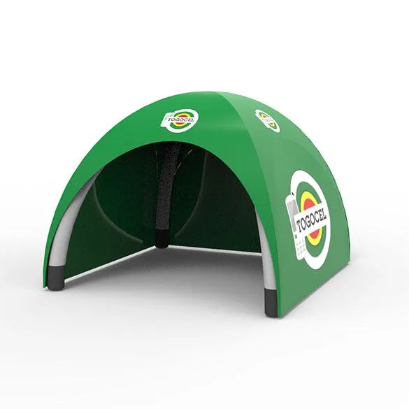 Stand gonflable autonome sans électricité permanente