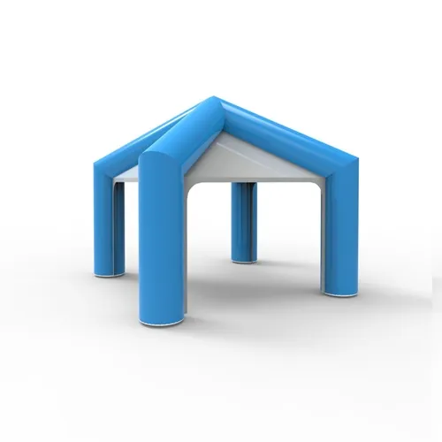 Tente publicitaire gonflable à soufflerie continue