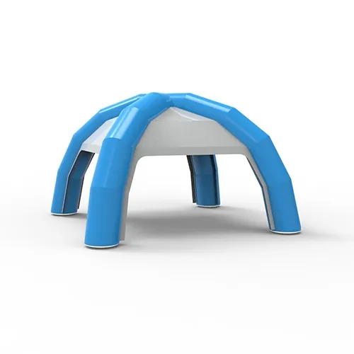 Tente publicitaire gonflable à soufflerie continue