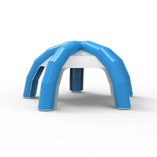 Tente publicitaire gonflable à soufflerie continue