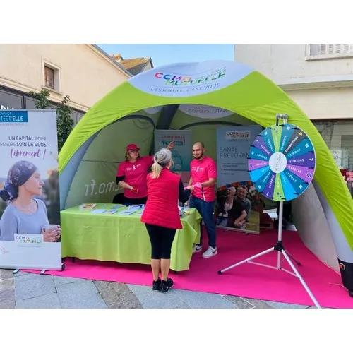 Tente publicitaire gonflable