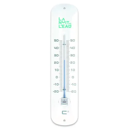 THERMOMETRE METAL LAQUE 30CM