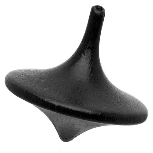 Toupie en bois coloré - bois durable