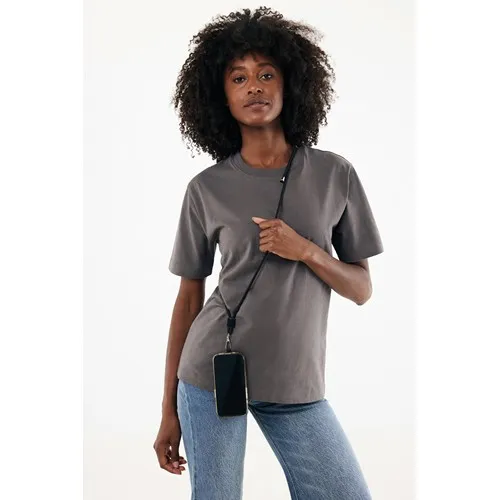 Tour de cou téléphone réglable en rPET recyclé RCS CarryLoop